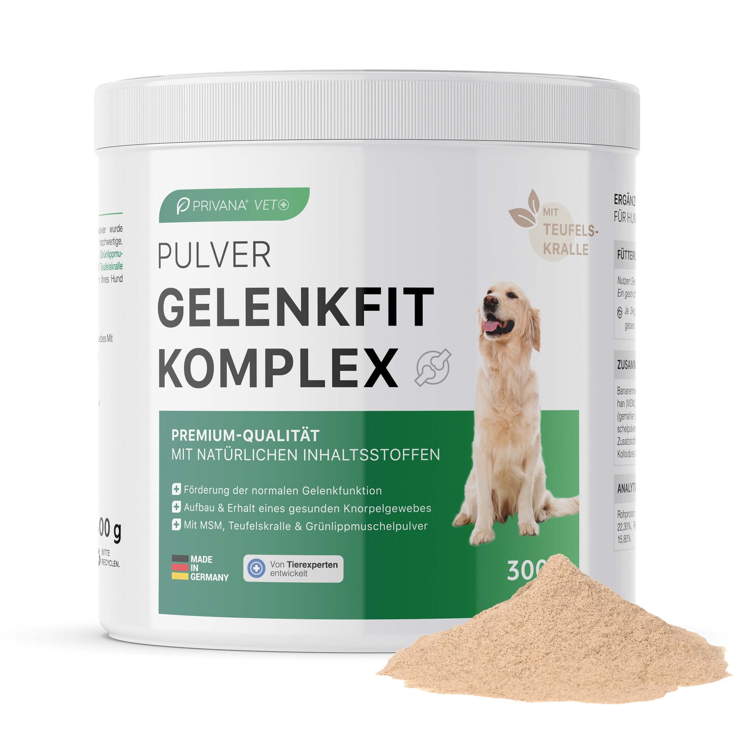 GelenkFit-Komplex Pulver für Hunde (300g)