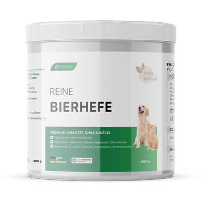 Reines Bierhefe-Pulver für Hunde & Katzen (300g)