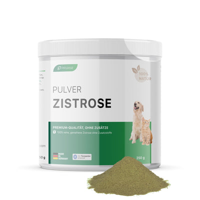 Reines Zistrosenkraut-Pulver (Cistus incanus) für Hunde & Katzen (250g)