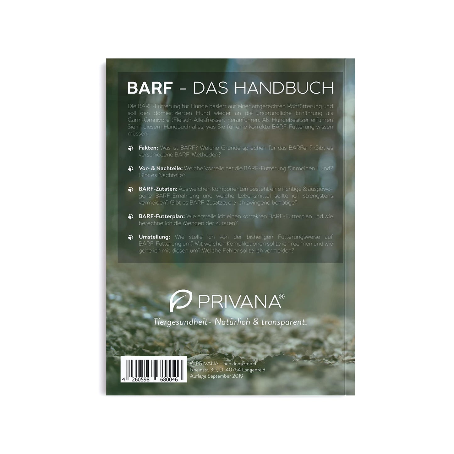 BARF - Das Handbuch inkl. Futterplan & Mengenberechnung